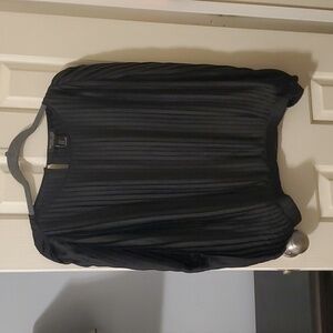 Rachel Zoe Black Pleated Blouse